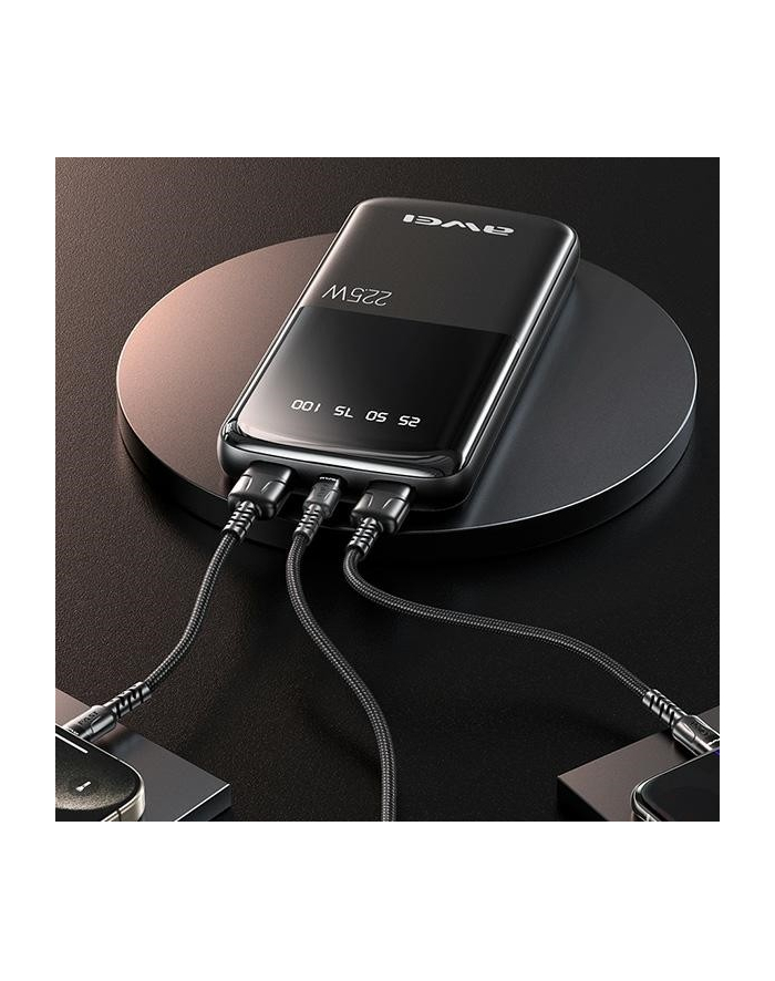 awei Powerbank 10000mAh P10K 22,5W 2xUSB + USB-C