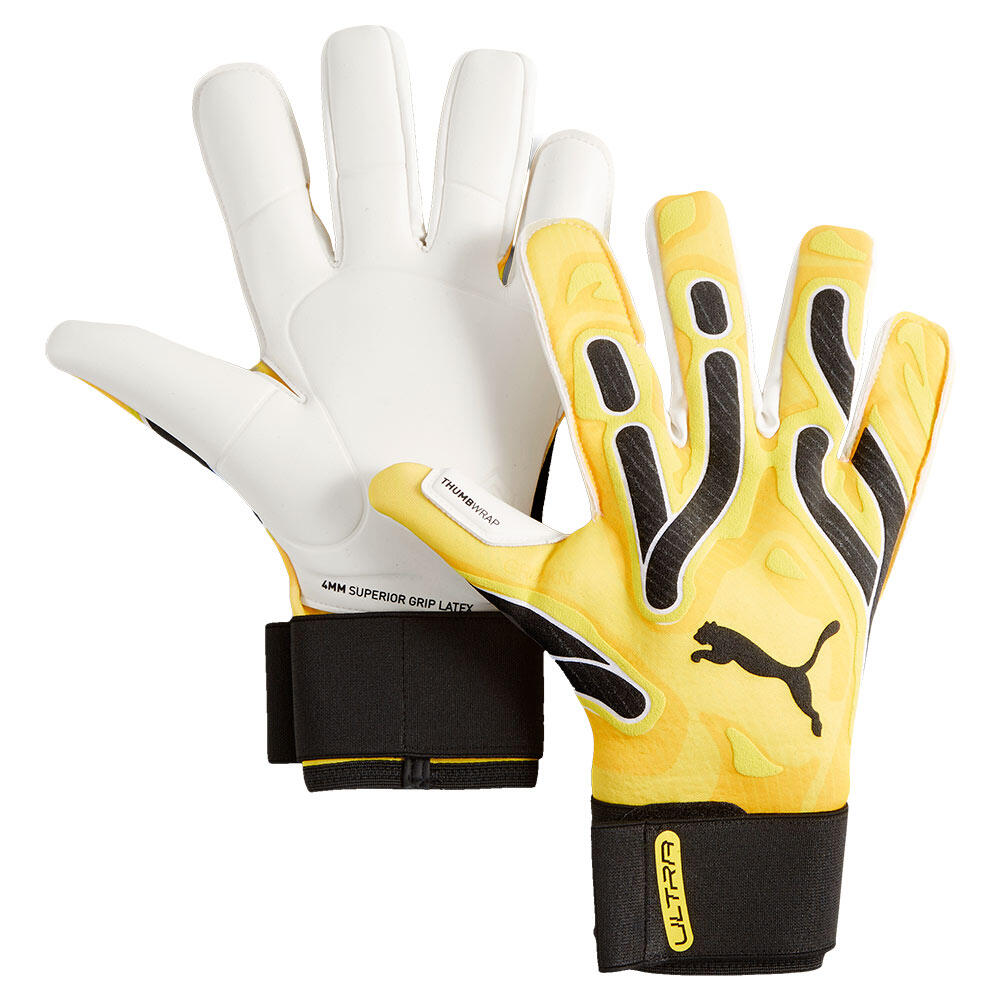 Rękawice bramkarskie Puma Ultra Ultimate Hybrid Sun żółte 41858 04 9,5