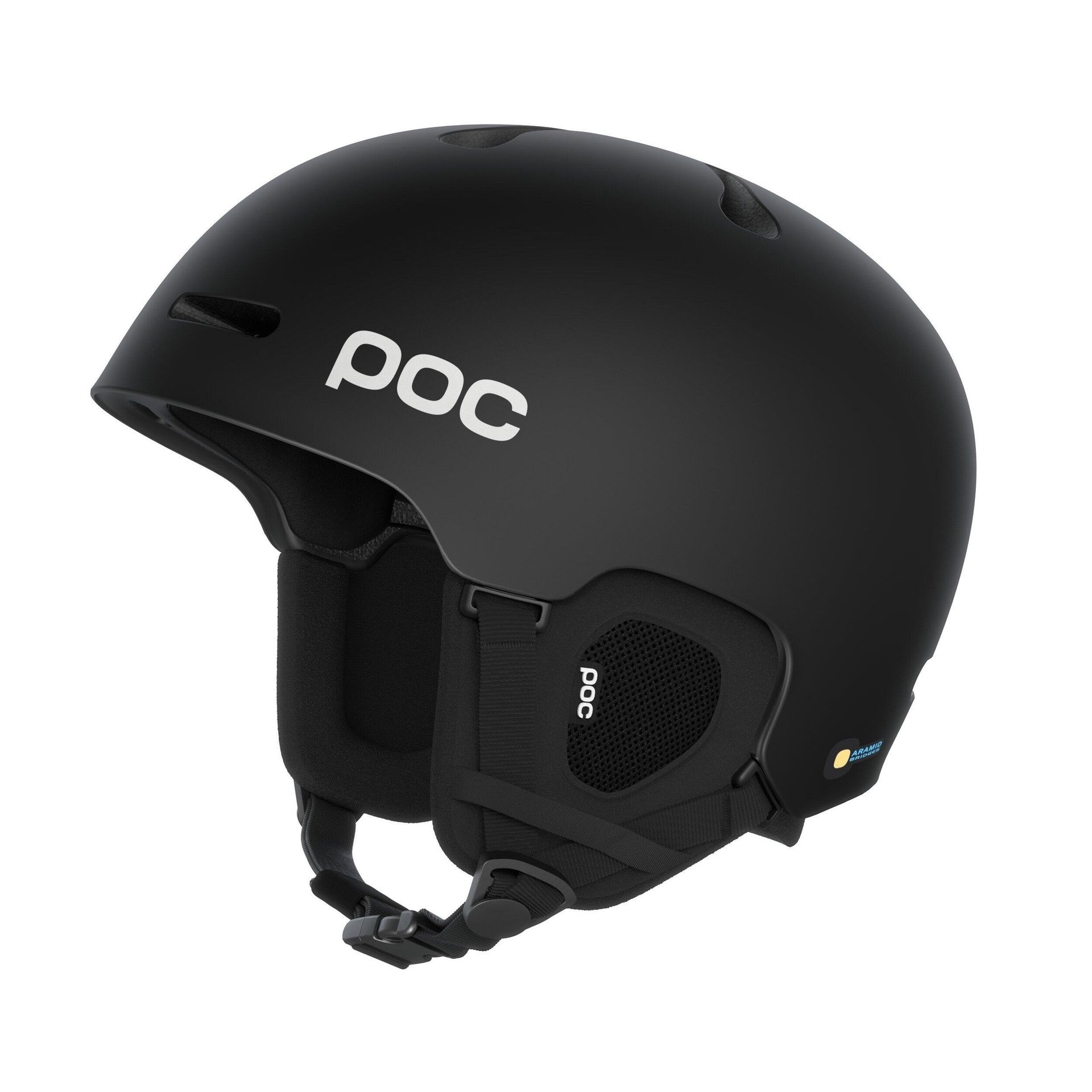 POC Fornix MIPS lekki kask narciarski i snowboardowy zapewnia optymalną ochronę na stoku, podczas jazdy na nartach i freerideach, Uranium Black Matt, XS-S (50-56 cm)