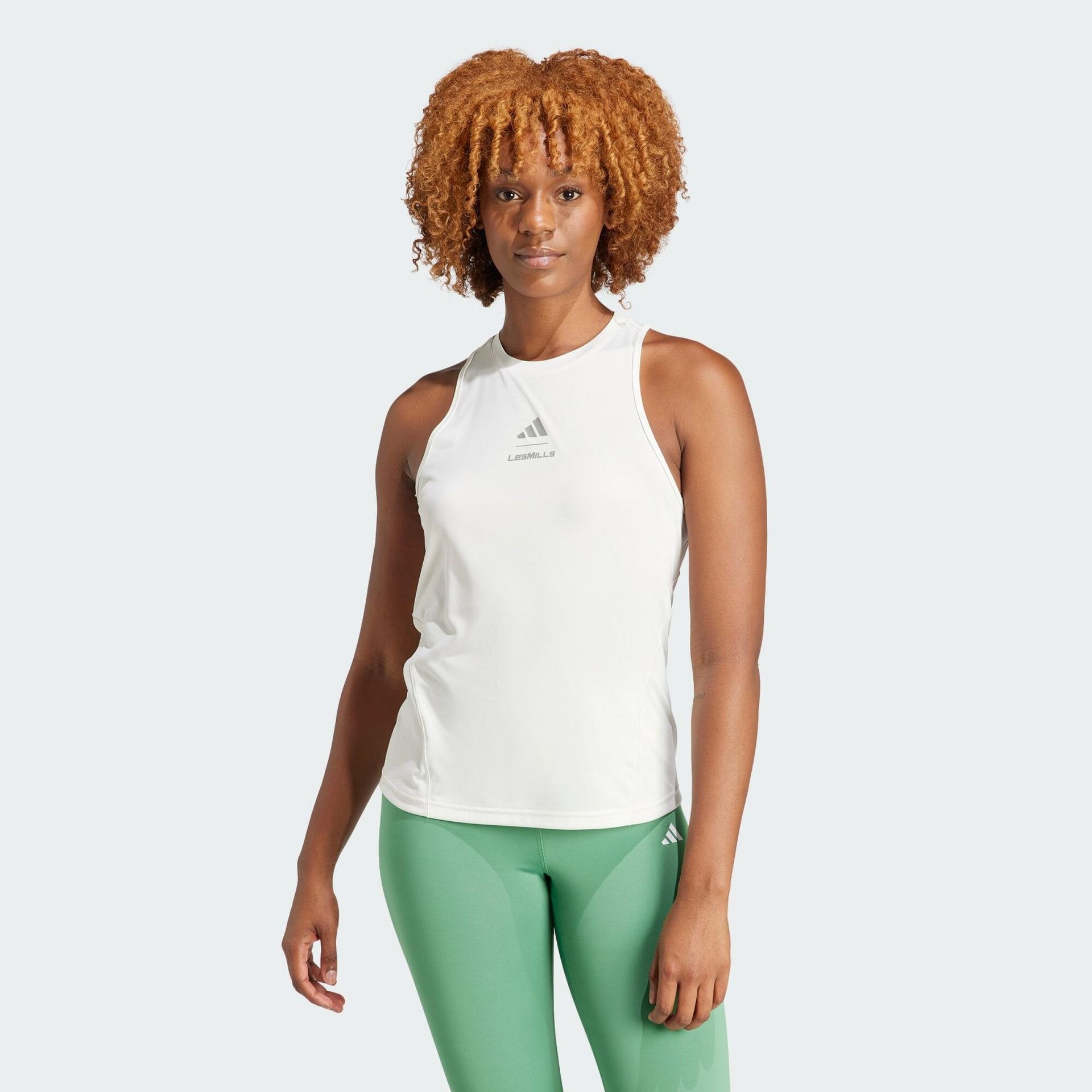 Damski tank top adidas Les Mills Graphic