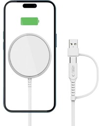 Tech-Protect Ładowarka indukcyjna Qi15W A44 do MagSafe, Qi, biała