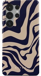 Burga Etui Vigilant Tough do Galaxy S25 Ultra, beżowo-granatowe
