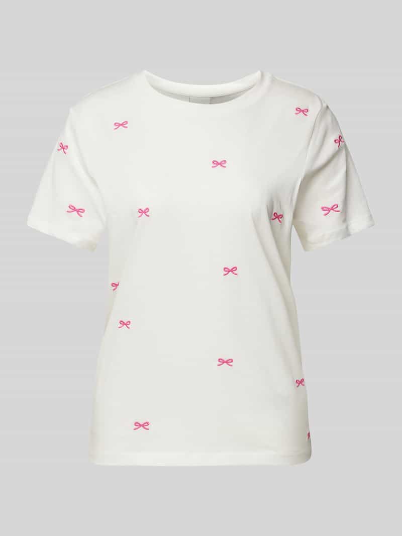 T-shirt z wyhaftowanym motywem model ‘CAMINO’
