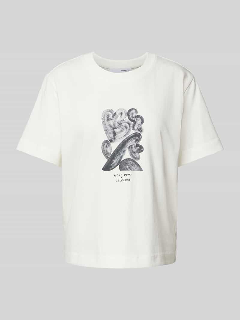 T-shirt z okrągłym dekoltem model ‘ESSENTIAL’