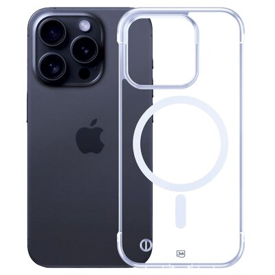 Etui 3MK Just20g MagCase do Apple iPhone 16 Pro Transparentny