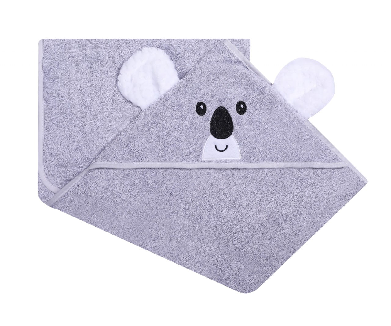 UVIE Okrycie kąpielowe Koala 120x100 cm szare