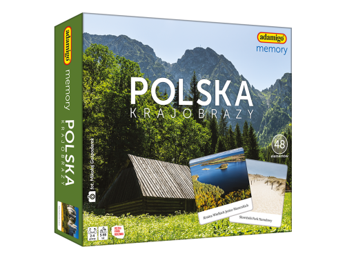 Adamigo memory gra planszowa Polska Krajobrazy