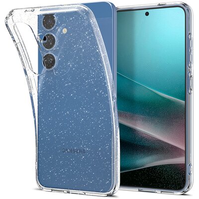 Etui SPIGEN Liquid Crystal do Samsung Galaxy S25 Przezroczysto-brokatowy