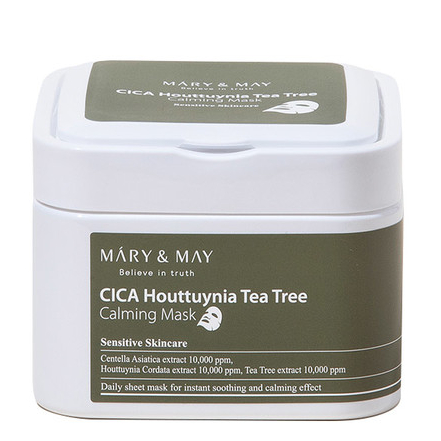 Mary & May Cica Houttuynia Tea Tree Zestaw maseczek w płachcie