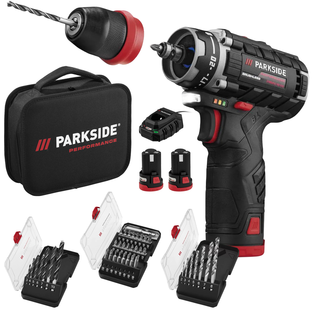 Parkside PBSPA 12 E4 2 aku+ład