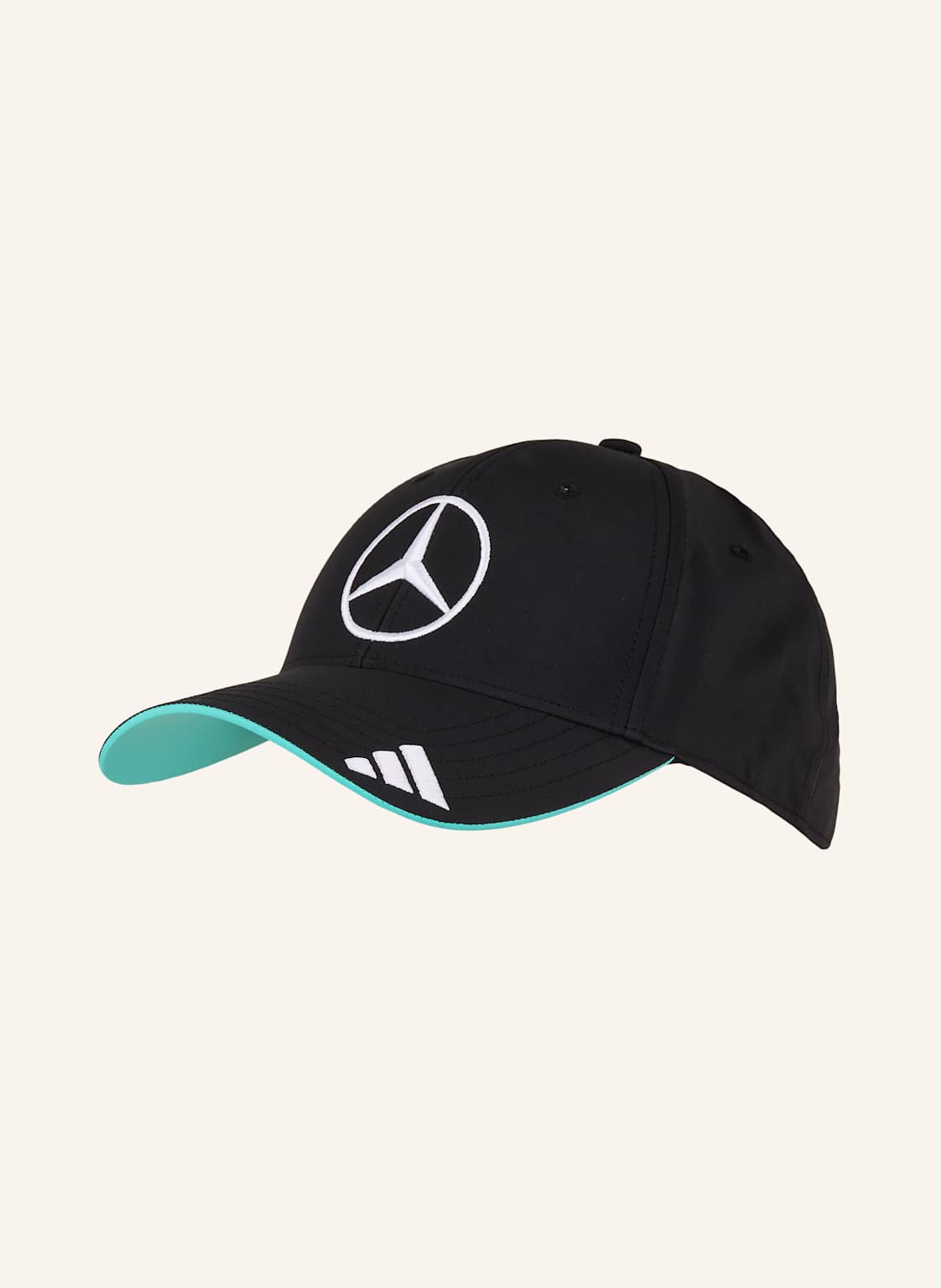Adidas Czapka Z Daszkiem Mercedes – Amg Petronas Formula One Team Driver schwarz