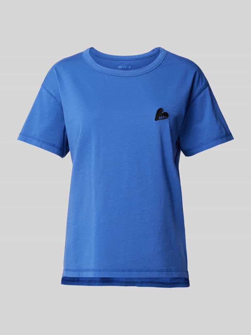 T-shirt z wyhaftowanym motywem i logo model ‘MARTA’