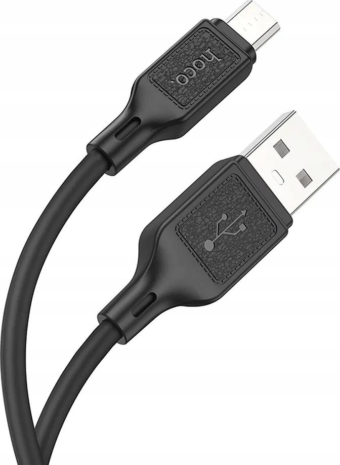 Kabel USB Hoco HOCO kabel USB A do Micro USB 2,4A X90 1 m czarny