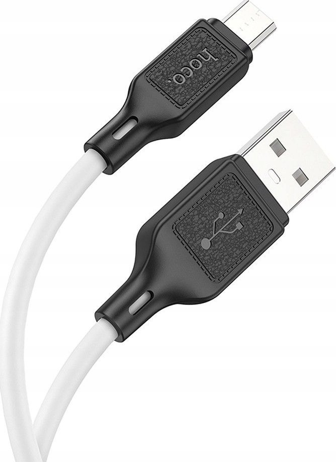 Kabel USB Hoco HOCO kabel USB A do Micro USB 2,4A X90 1 m biały