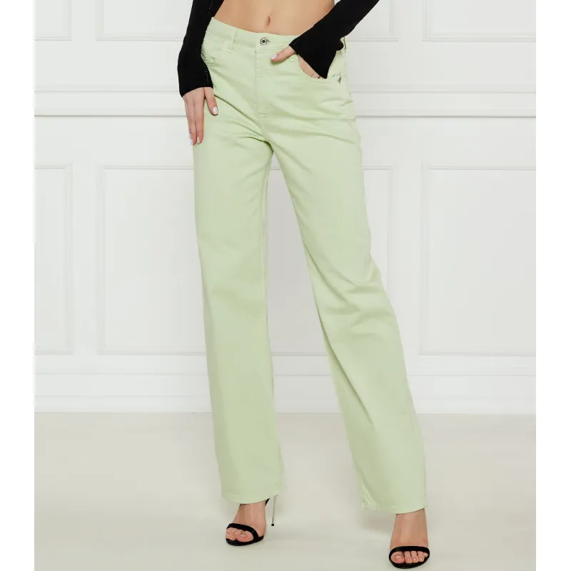 Patrizia Pepe Jeansy Straight fit high waist