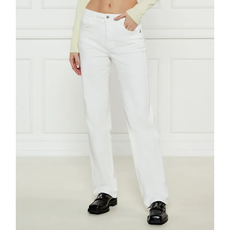 Patrizia Pepe Jeansy Straight fit high waist