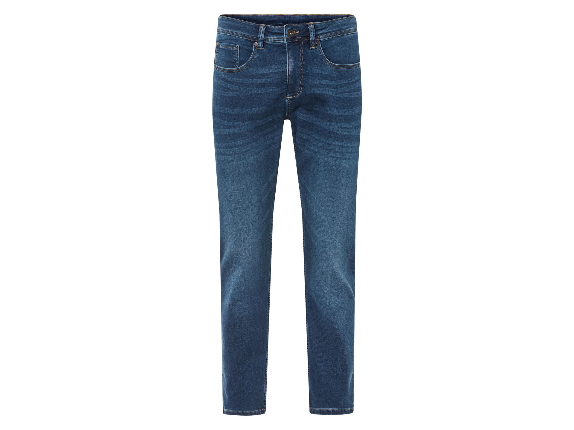 LIVERGY® Jeansy dresowe męskie, Slim Fit (Niebieski, 52 (36/32))