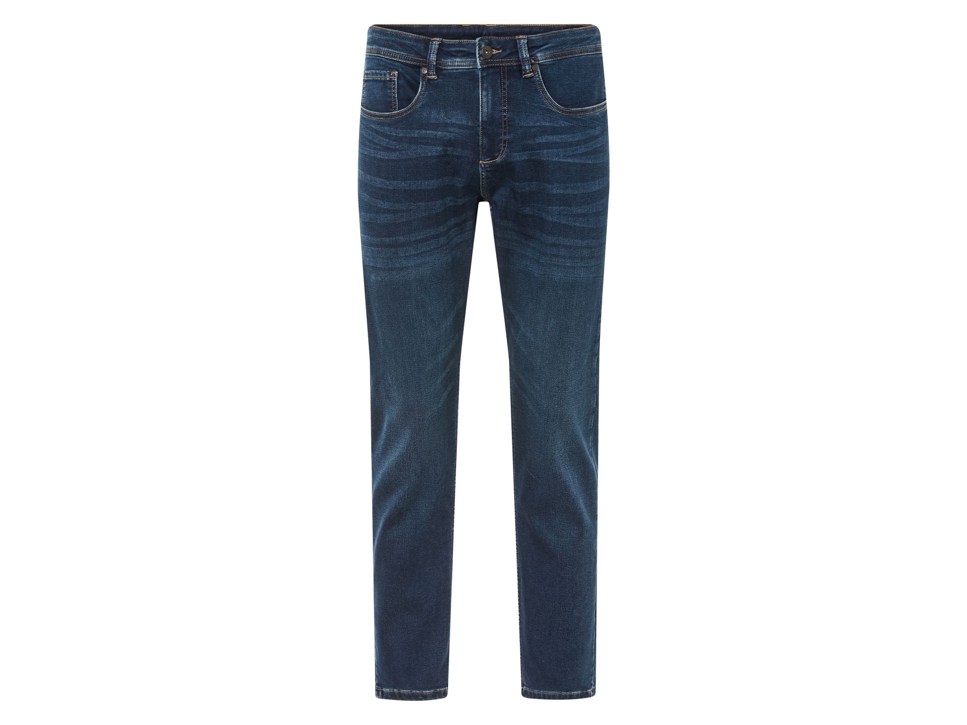 LIVERGY® Jeansy dresowe męskie, Slim Fit (Ciemnoniebieski, 56 (40/32))