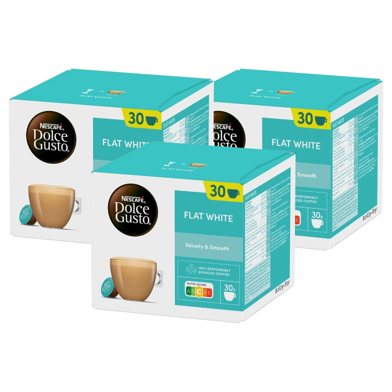 Kapsułki Nescafé Dolce Gusto Flat White 3x30 sztuk