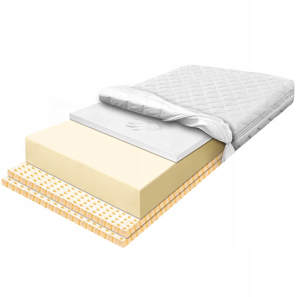 Materac piankowy 90x180 przewiewny lateks visco