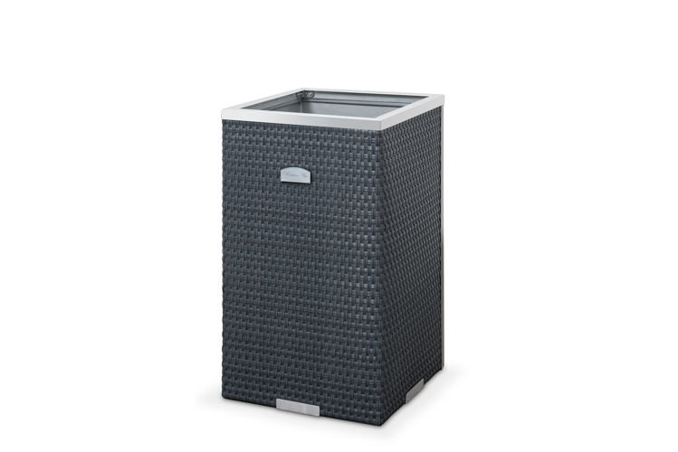 Donica technorattan ogrodowa 35x 35x60 STALOWY