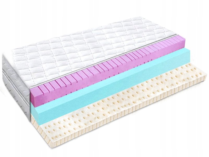 Materac 100x180 HR na bóle kręgosłupa lateks H1 H3