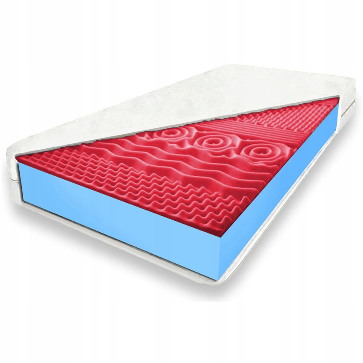 Materac dla dziecka 90x200 pianka masująca HR 9 cm