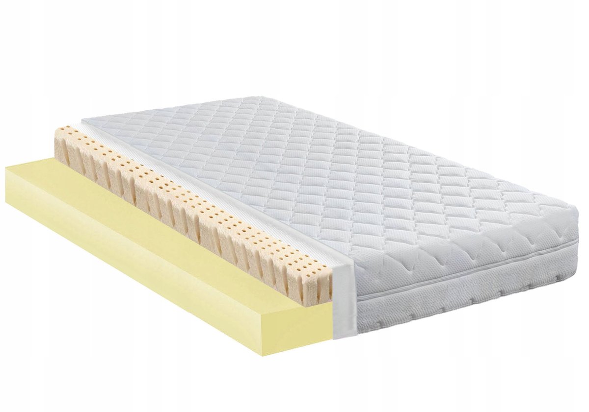 MATERAC 80x160 HYPOALERGICZNY Z LATEKSEM 14CM H2H3