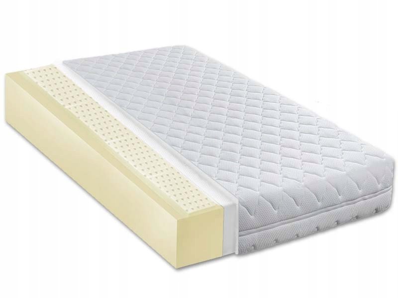 80x160 SOLIDNY MATERAC Z LATEKSEM NA ALERGIE 14CM