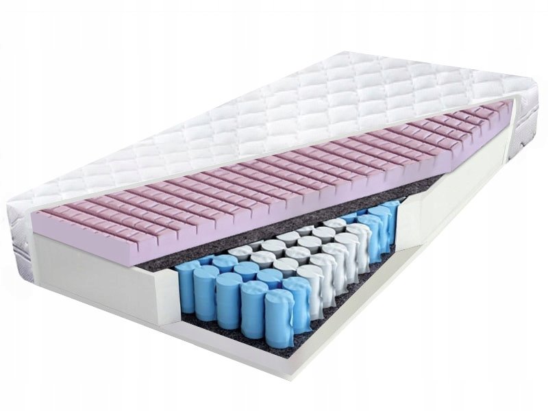 Materac kieszeniowy 90x200 dla dziecka CUBE 25 cm