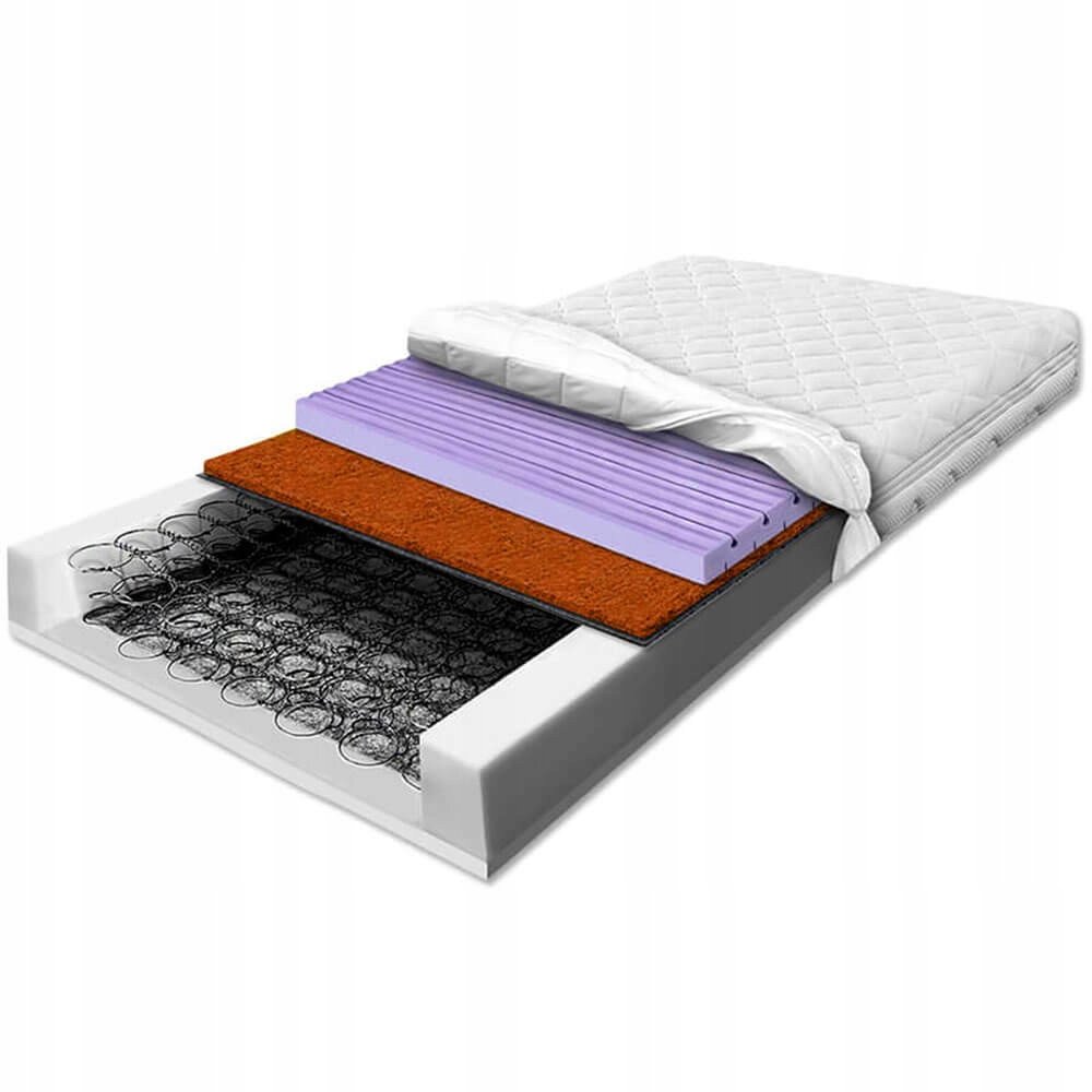 Materac sprężynowy 90x180 kokos masujący HR 24cm
