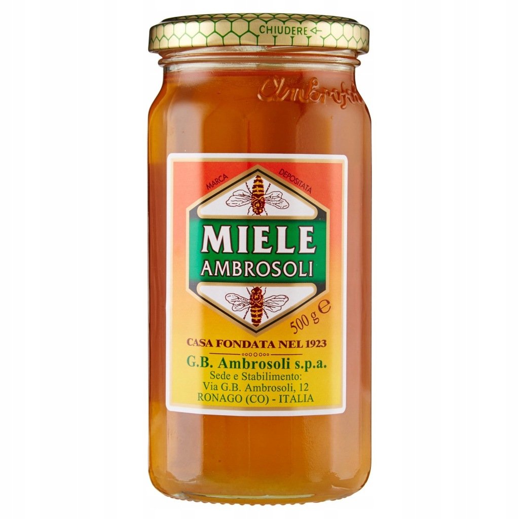 Miód Włoski Ambrosoli Wielokwiatowy 500 G