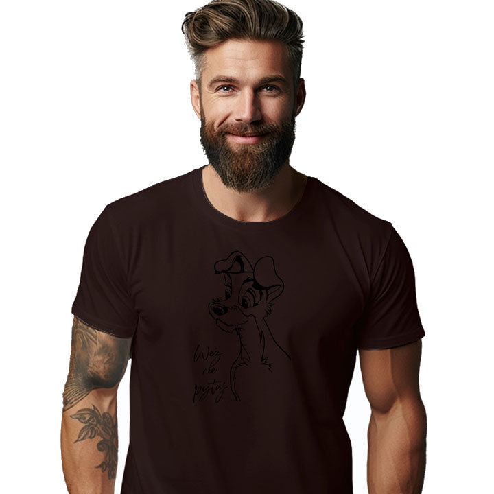 KOSZULKA T-SHIRT WALENTYNKI L WEŹ NIE PYTAJ WALENTYNKI PREZENT JAKOŚĆ