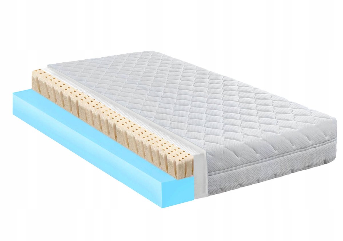 Materac 90x190 dla dziecka z matą lateksową 13cm