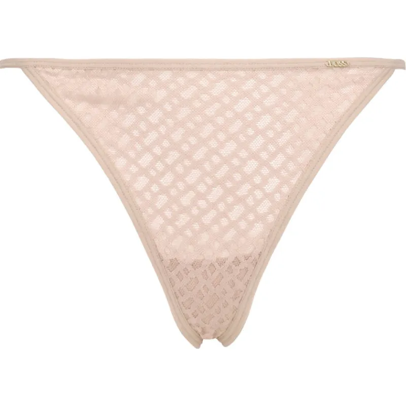 BOSS BLACK Koronkowe stringi