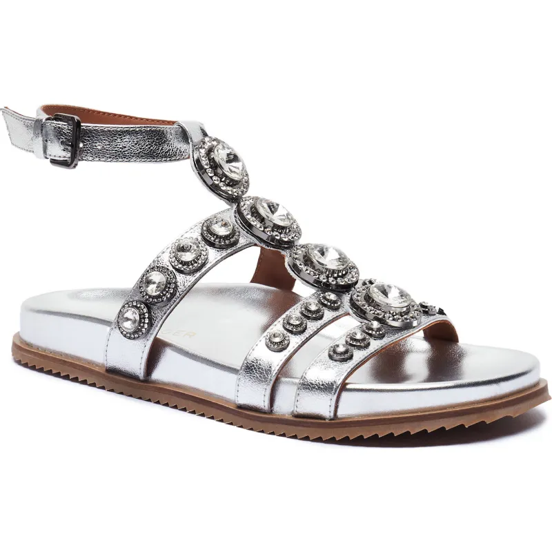 Kurt Geiger Skórzane sandały OCTAVIA FLEXI GLADIATOR