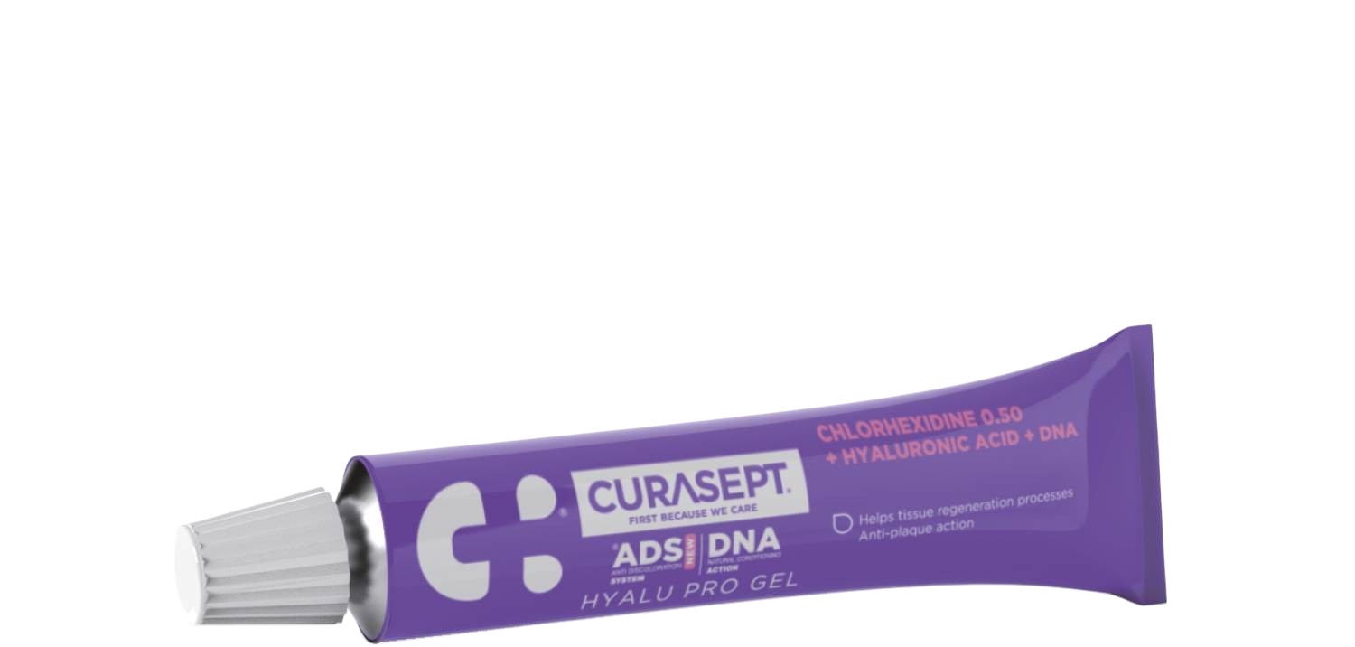 Opinie o Curasept Żel periodontologiczny ADS DNA 350 Pro 0.50% CHX + kwas hialuronowy Ha