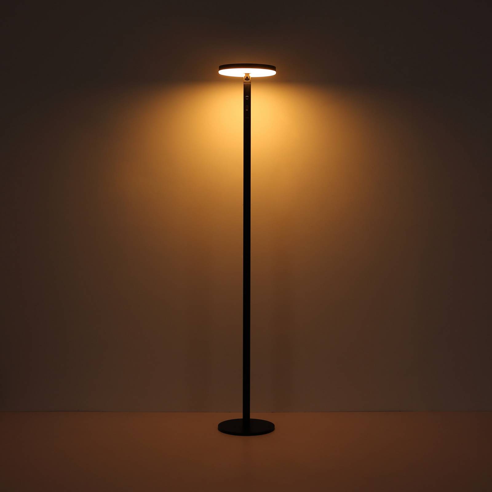 Globo Lampa stojąca LED 36508, czarna, aluminium, CCT, IP54