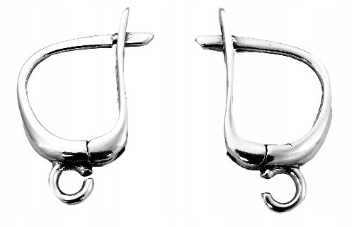 Zapięcia angielskie ze srebra 925 do kolczyków wiszących damskie ,2 sztuki