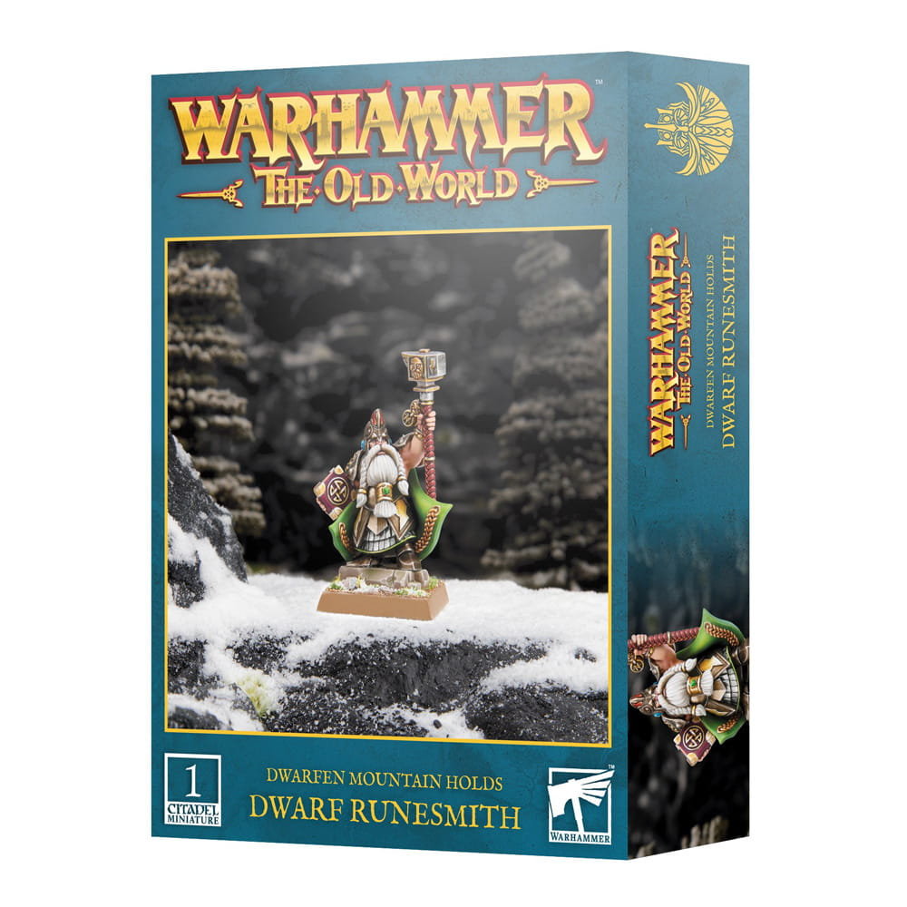 Dwarf Runesmith, Dwarfen Mountain Holds, Warhammer the Old World