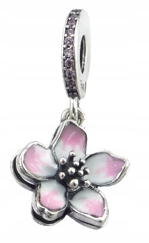 Zawieszka srebrna 925,charms kwiatek,beads,koralik modułowy do bransoletki