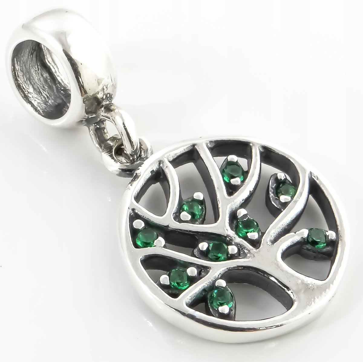 CHARMS KORALIK DO BRANSOLETKI MODUŁOWEJ SREBRO 925 DRZEWKO