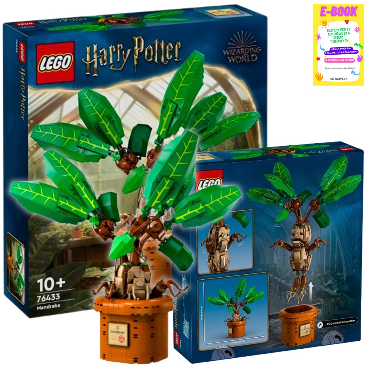 LEGO HARRY POTTER - Mandagora KLOCKI PREZENT 76433 + EBOOK