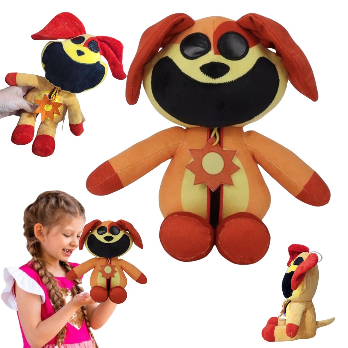 Maskotka DogDay Smiling Critters Cartoon MONSTER GAME PIESEK PIES 25cm