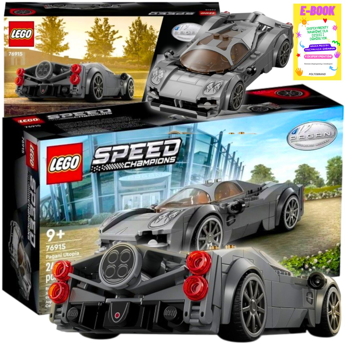LEGO ZESTAW SPEED CHAMPIONS - SAMOCHÓD AUTO PAGANI UTOPIA AUTKO PREZENT KLOCKI LEGO + EBOOK