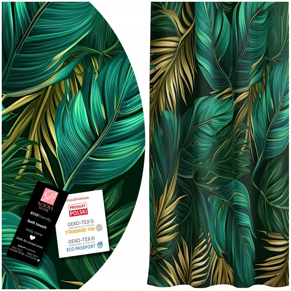 ZASŁONA GOTOWA NA ŻABKI ZASŁONY NA TAŚMIE 140x250 SKRÓCENIE W CENIE! SOOVI