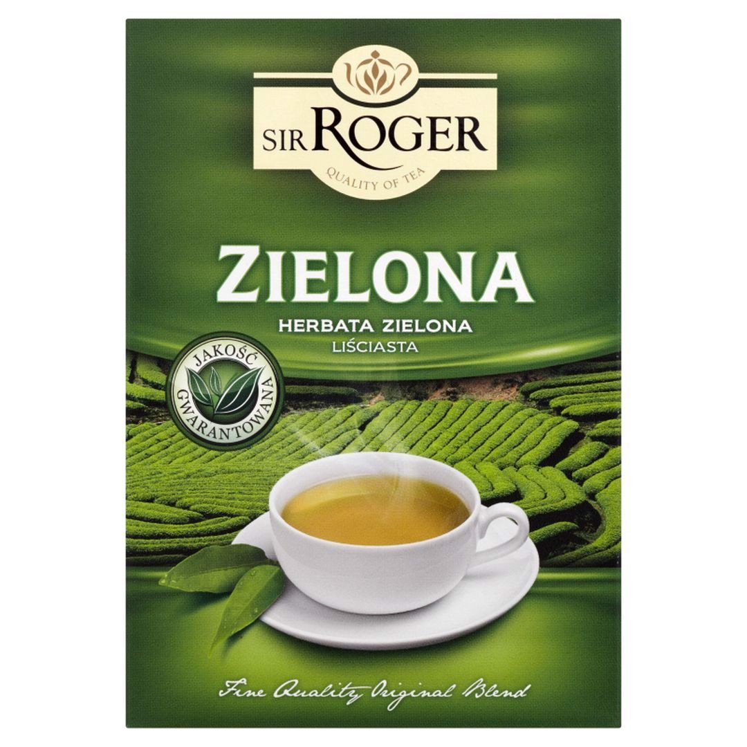 Sir Roger Herbata zielona liściasta 100 g