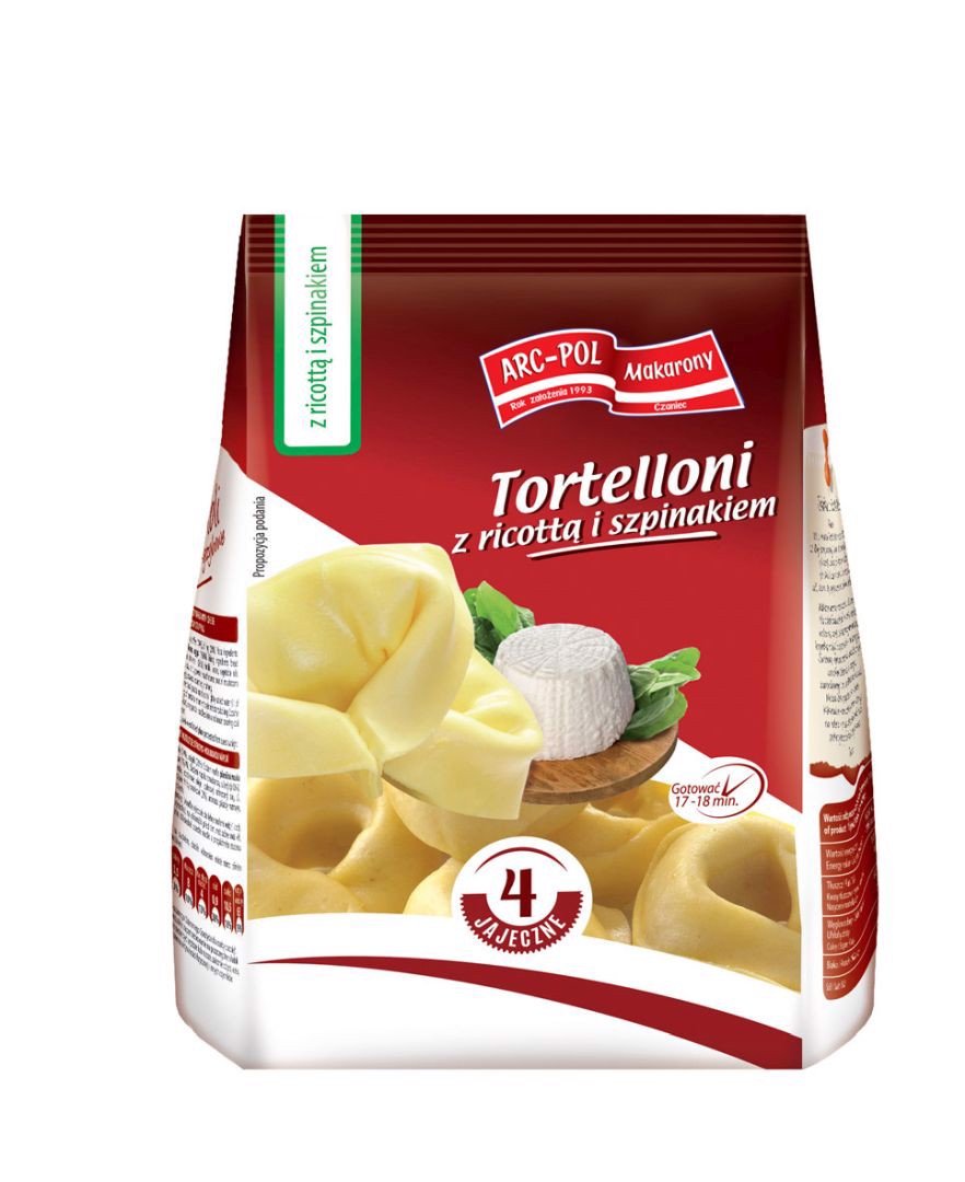 Tortelloni z ricottą i szpinakiem 250 g