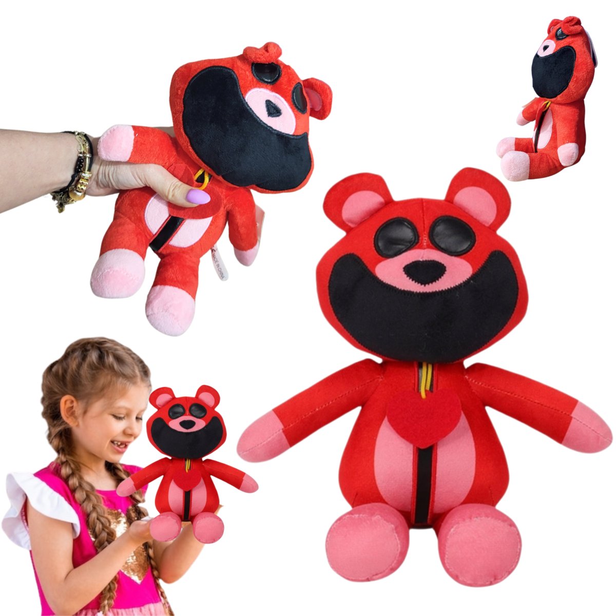 Maskotka Bobby BearHug Critters Cartoon PLUSZAK ZABAWKA MONSTER GAME 25cm