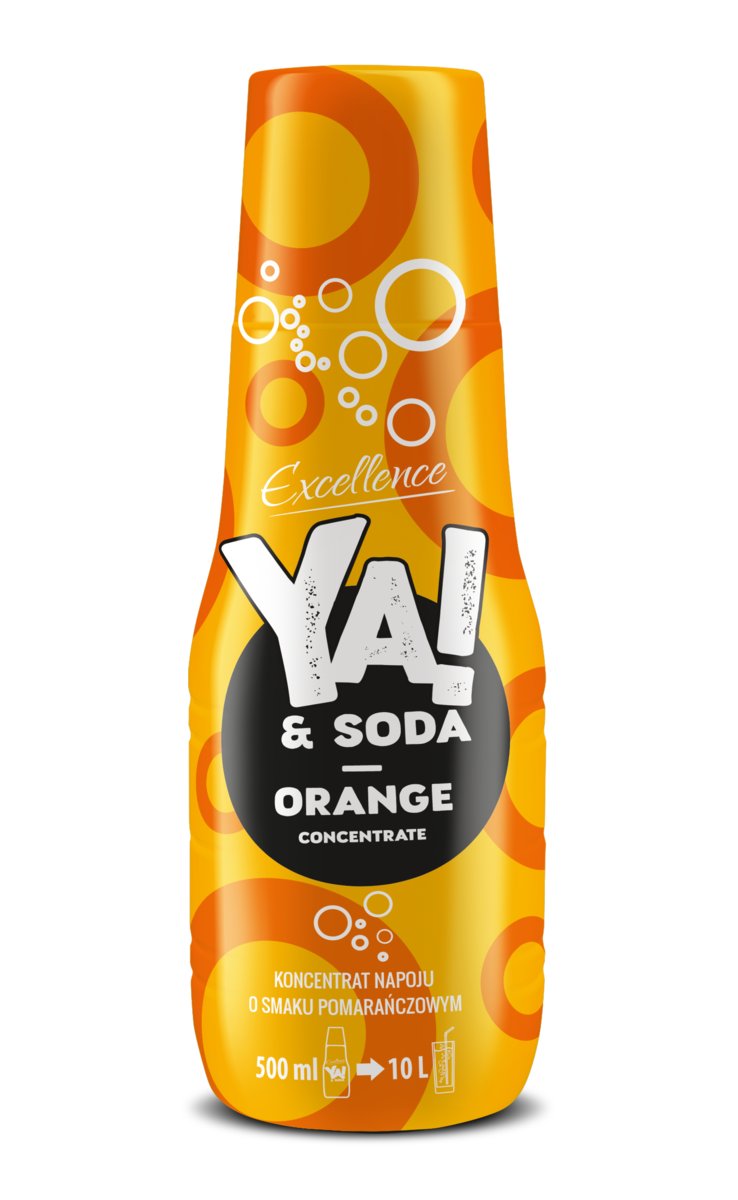 YA!&SO Koncentrat do sodastream o smaku pomarańczowym 500ml